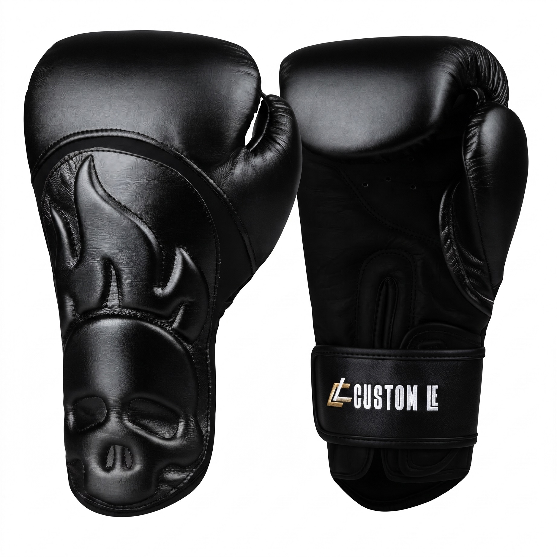 Embossed boxing gloves