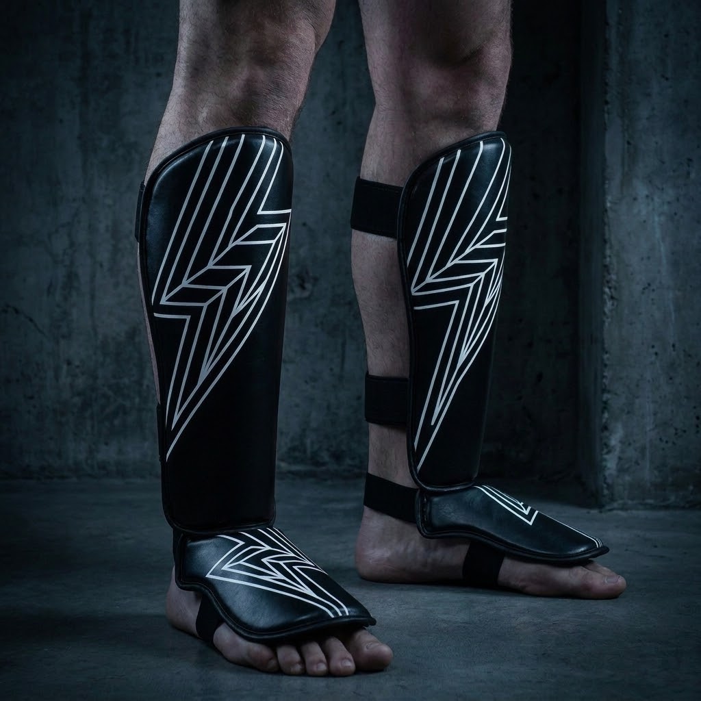 Pro Genuine Leather Shin & Instep Guards