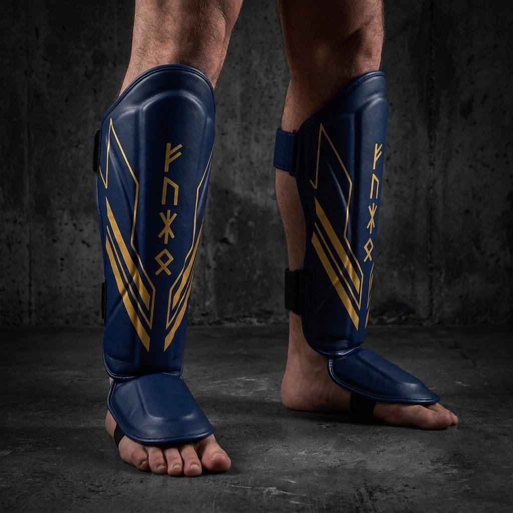 Elite Synthetic Leather MMA Shin Guards