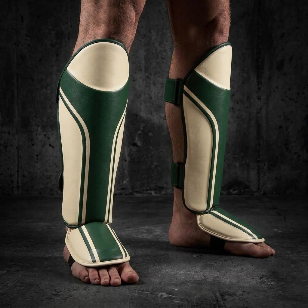 Muay Thai Heavy-Duty Sliders Shin Guards