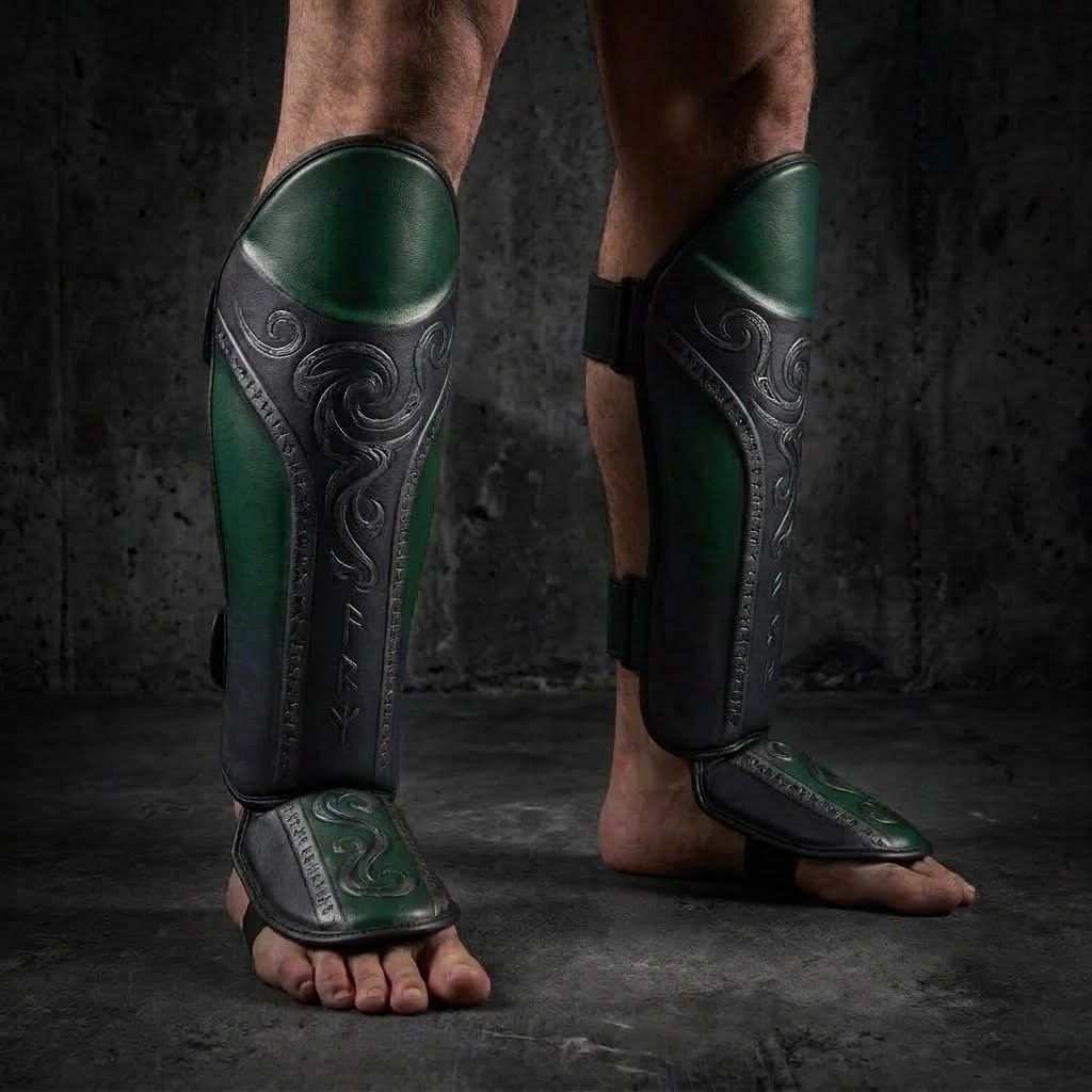 Hybrid Cotton-Sleeve Slip-On Shin Pads