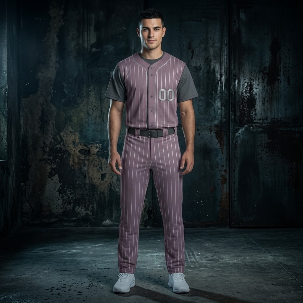 Long-Sleeve Goalkeeper & Pitch Baseball Uniform