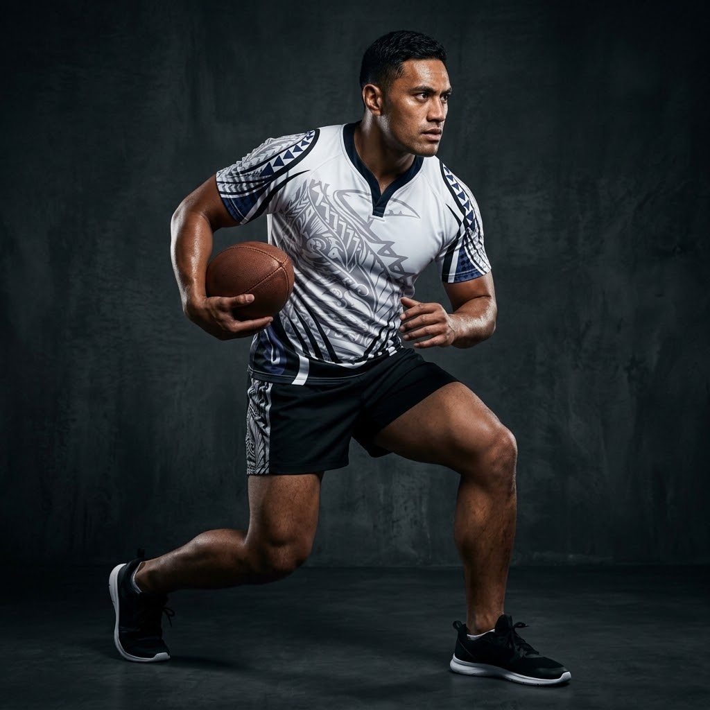 Classic Hooped Match Day Rugby Kit