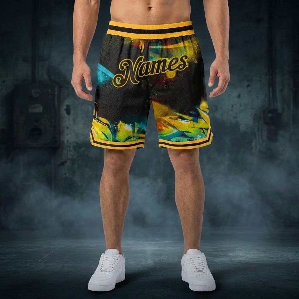 Vintage Heavyweight Dazzle Basketball Shorts