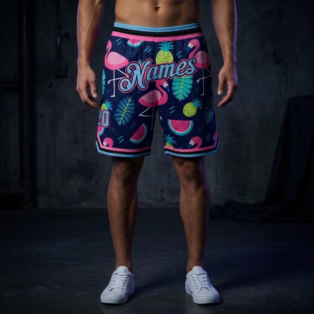 Classic Open-Hole Mesh Gym Basketball Shorts