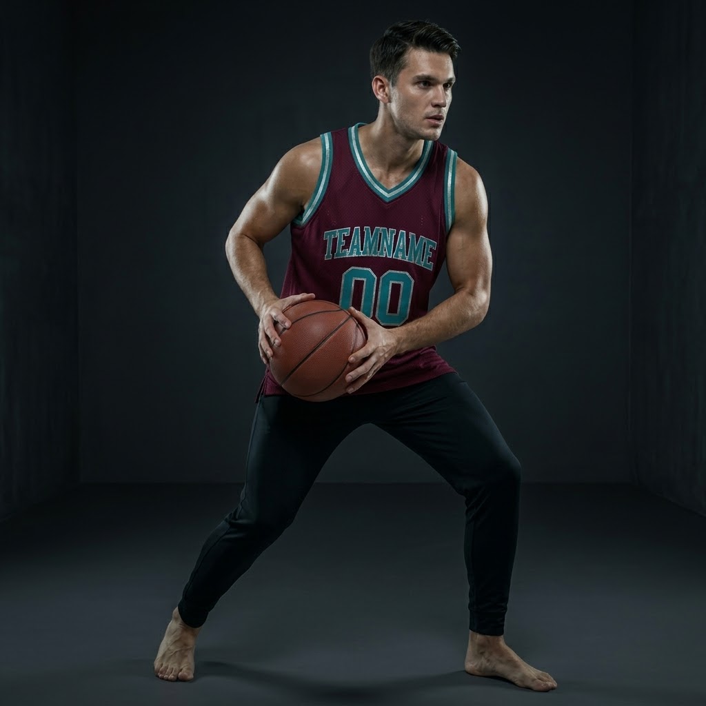 Classic Open-Hole Mesh Practice Basketball Jersey