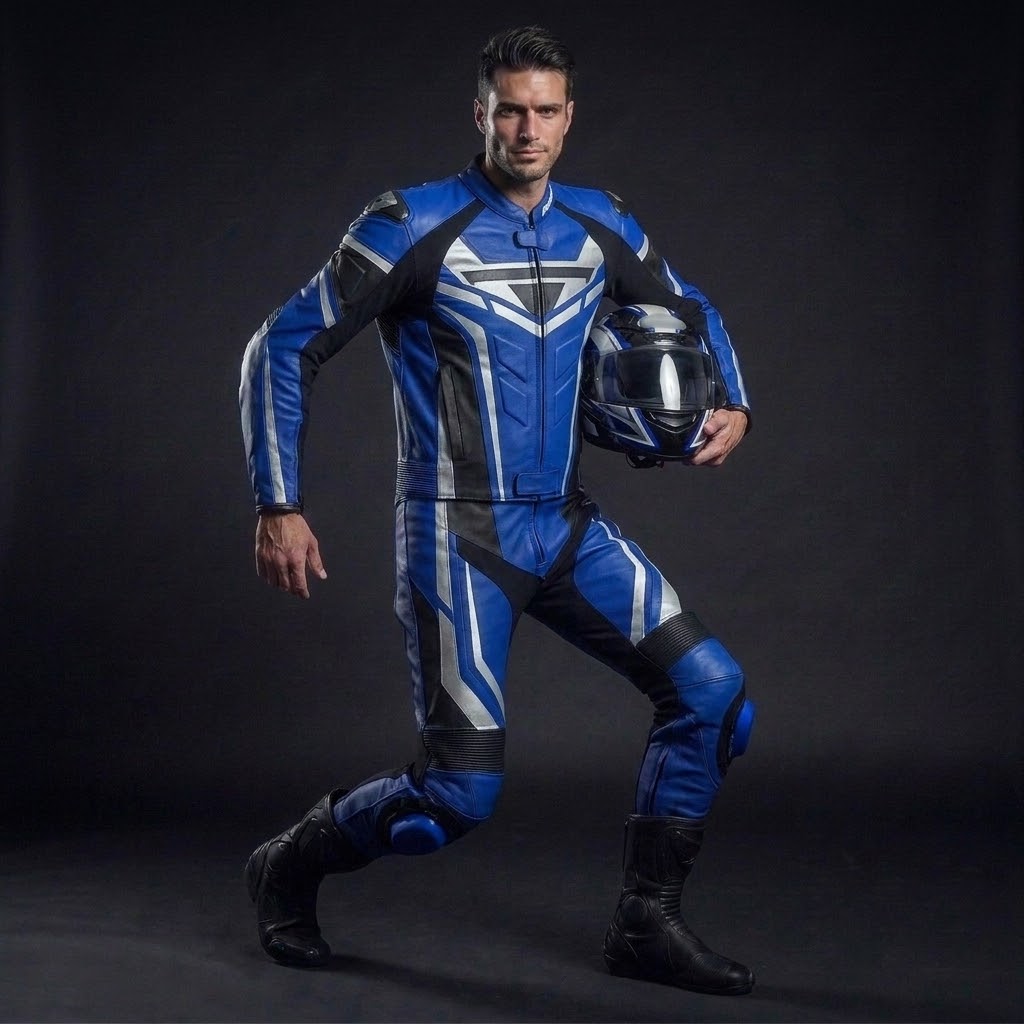 Pro Perforated Leather Biker Pants