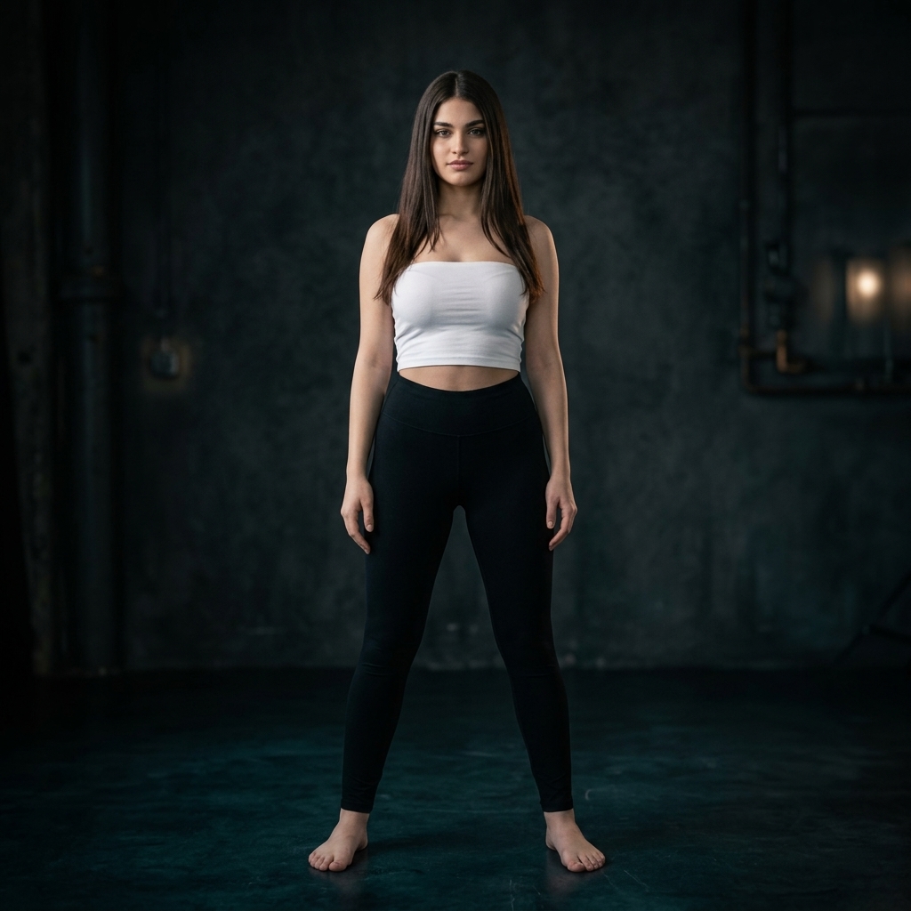 Pro Compression Ribbed Fitness Leggings