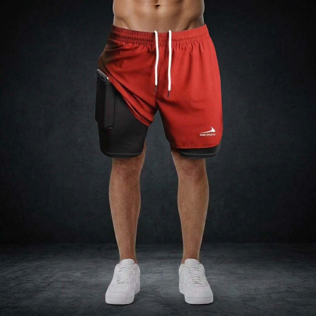 Pro 2-in-1 Compression Training Gym Shorts