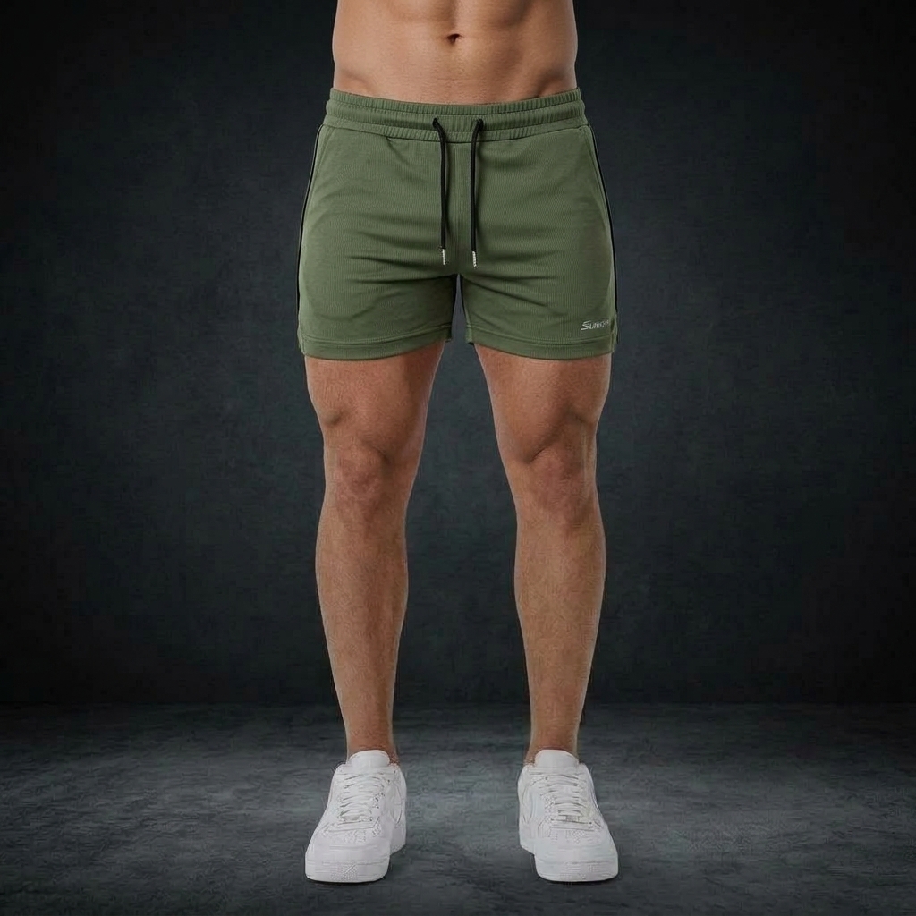 Heavyweight Cotton Fleece Bodybuilding Gym Shorts
