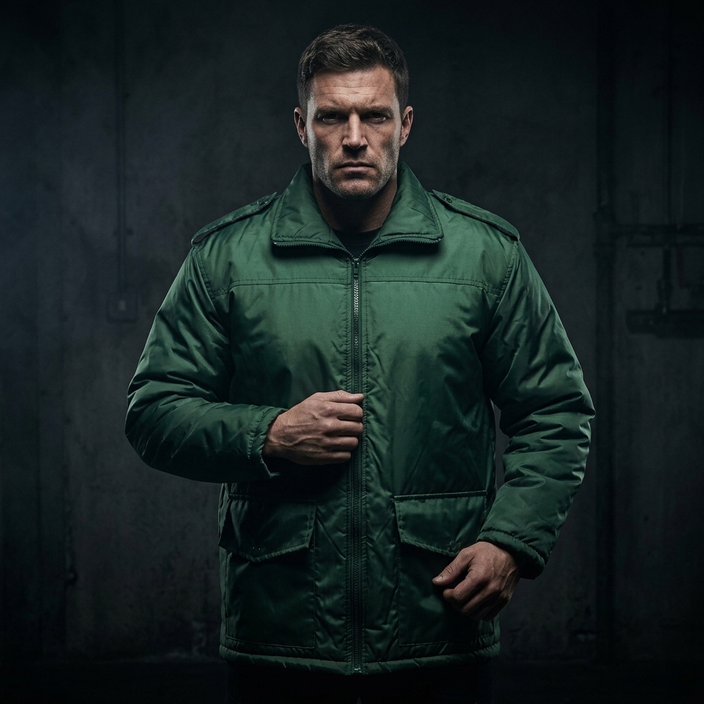 Heavy-Duty Winter Parka Security Jacket