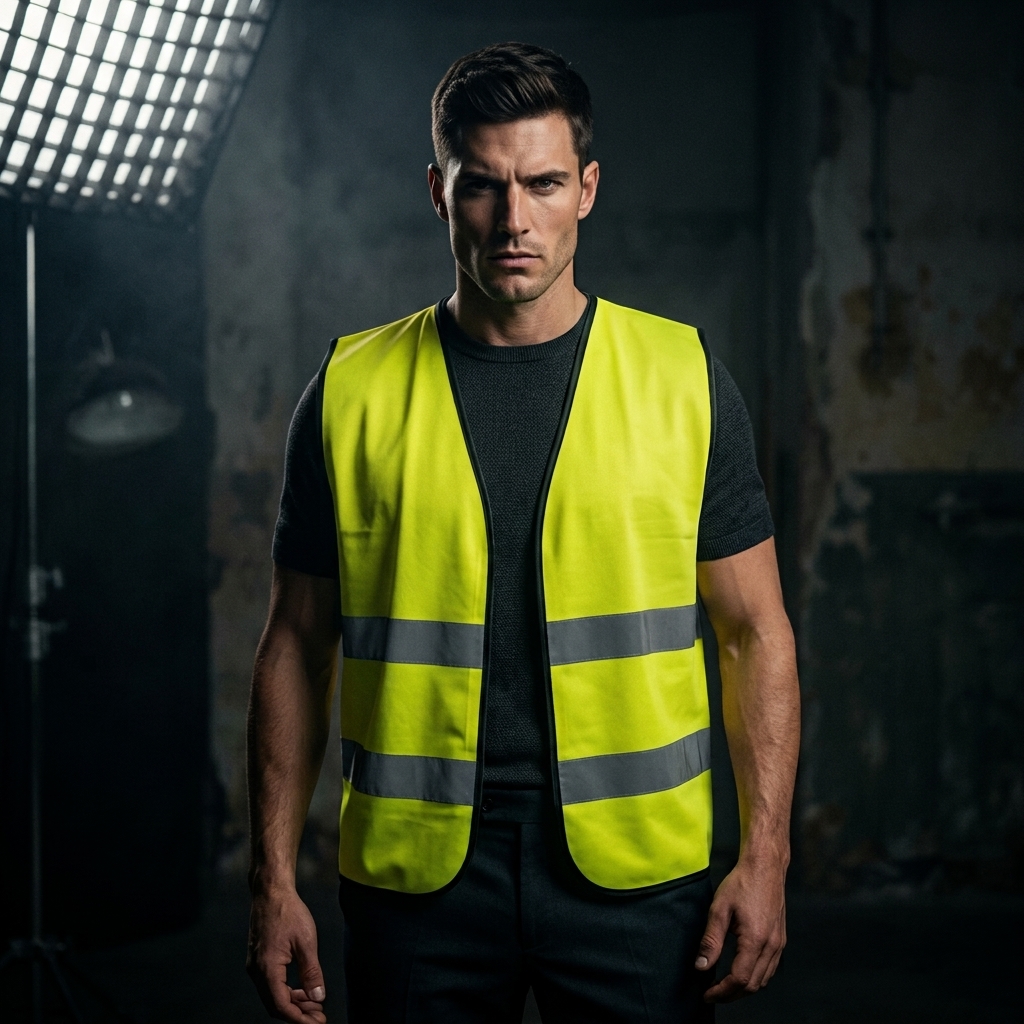 High-Visibility Mesh Security Vest